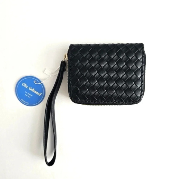 Woven Pattern Wristlet Change Purse - Picture 1 of 4